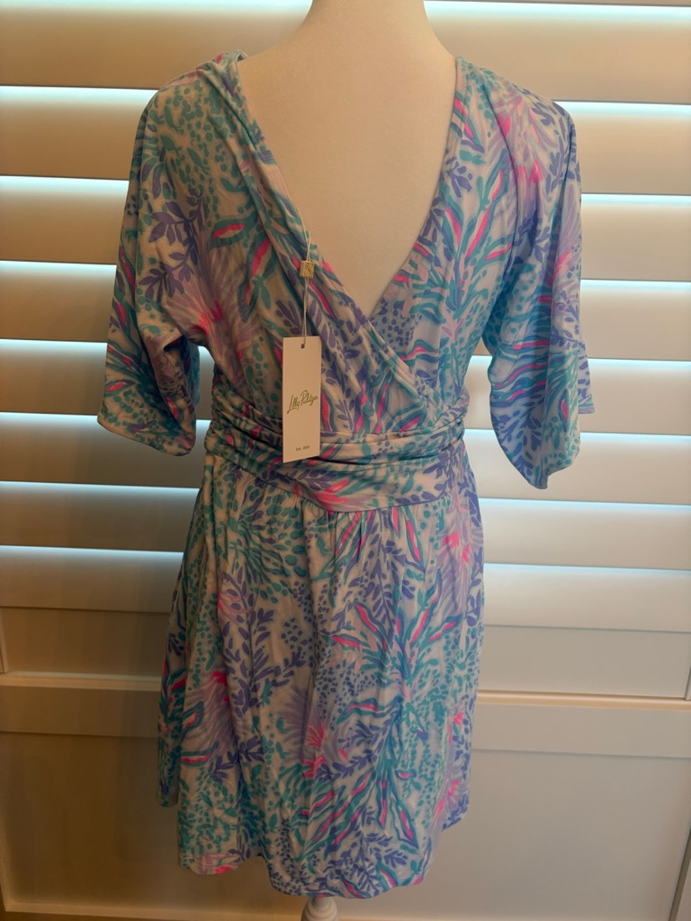 Lilly Pulitzer Parigi Boat Neck Romper -Via Del Mar - Picture 4 of 5